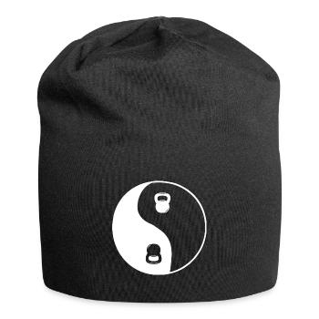 Kettlebell Workout Fitness Training - Jersey-Beanie - Schwarz - Vorne