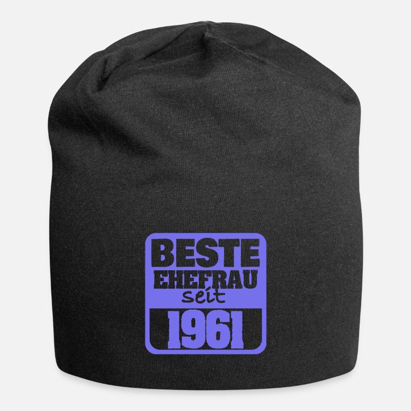 1961 - Bonnet en jersey - noir