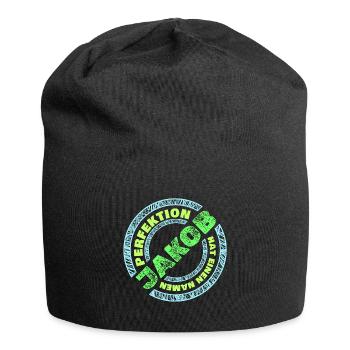 Jacob - Jersey Beanie - black - Front