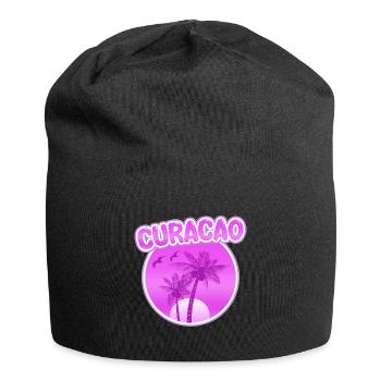 Gift for Curacao - Jersey Beanie - black - Front