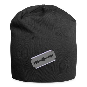 section de coupe Lame de rasoir coupe 2c - Bonnet en jersey - noir - Devant