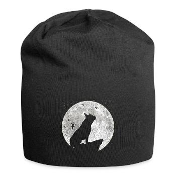 Bulldog français - Bonnet en jersey - noir - Devant