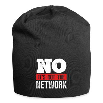 Network Engineer Its not the Computer Server - Jersey Beanie - black - Front