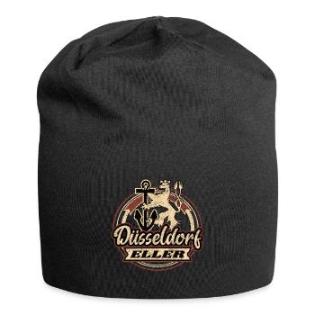 Düsseldorf Eller Retro Design - Jersey-Beanie - Schwarz - Vorne