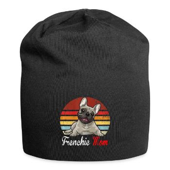 Français Bouledogue - Bonnet en jersey - noir - Devant