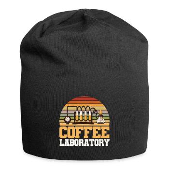 Kaffee Labor - Jersey-Beanie - Schwarz - Vorne