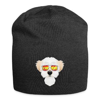 Maltese I Spain Sunglasses I Spanish Flag - Jersey-Beanie - Anthrazit - Vorne