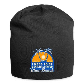 I Need To Be Seahabilitated Ulua Beach Summer - Jersey-Beanie - Schwarz - Vorne