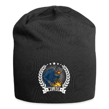 Welder outfit for proud metalworkers and - Jersey Beanie - black - Front