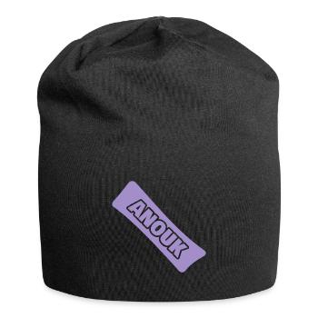 Geburt Name Vorname Anouk - Jersey-Beanie - Schwarz - Vorne