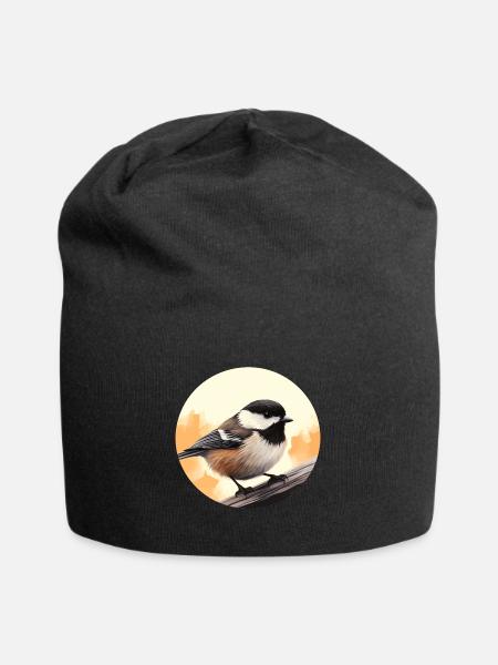 Meise - Jersey-Beanie - Schwarz