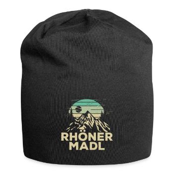 Rhöner Madl - Region Rhön Gebirge - Jersey-Beanie - Schwarz - Vorne