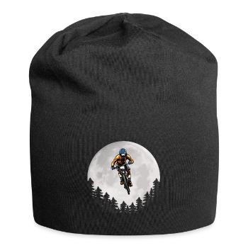 Mountain Bike Moon Mountain Biker Moon - Jersey Beanie - black - Front