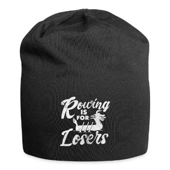 L’aviron, c’est pour les perdants - Bonnet en jersey - noir - Devant
