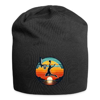 Basket-ball Basketteurs Joueurs - Bonnet en jersey - noir - Devant