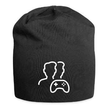 Twin Gamers Line Art on Tee - Jersey Beanie - black - Front