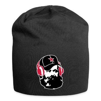 marx_star_ot_2color_bg - Bonnet en jersey - noir - Devant