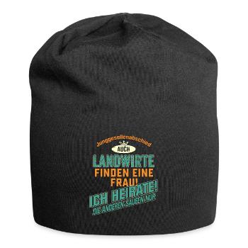 JGA BRAEUTIGAM - Landwirt - petrol strong orange - - Jersey-Beanie - Schwarz - Vorne