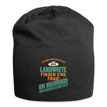 JGA Team - Landwirt - petrol strong orange - - Jersey-Beanie - Schwarz - Vorne