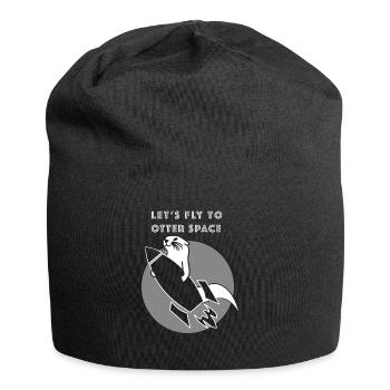 Volons DE L'ESPACE loutres ROCKET -Transparent - Bonnet en jersey - noir - Devant