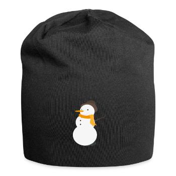 snowman - Jersey Beanie - black - Front