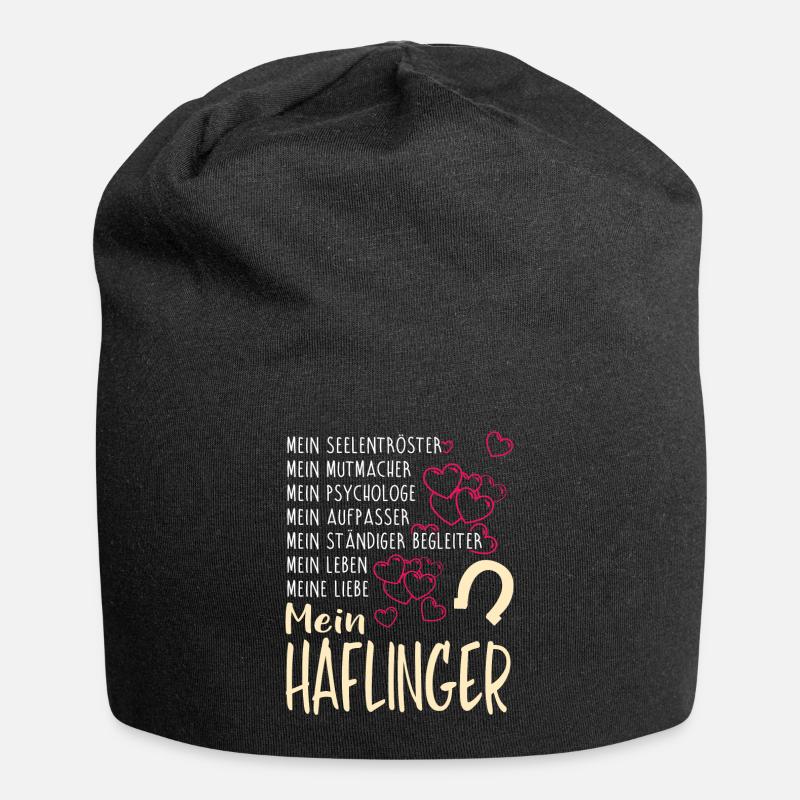 HAFLINGER - mein - Jersey-Beanie - Schwarz
