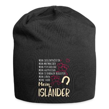 ISLÄNDER - mein - Jersey-Beanie - Schwarz - Vorne