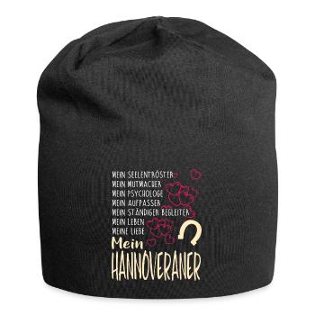 HANNOVERANER - mein - Jersey-Beanie - Schwarz - Vorne