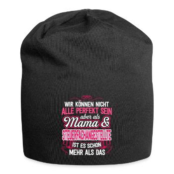 STEUERFACH - Mama - Jersey-Beanie - Schwarz - Vorne