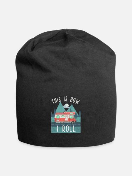 This is how I roll Camping Urlaub Camp Zelt Reise - Jersey-Beanie - Schwarz