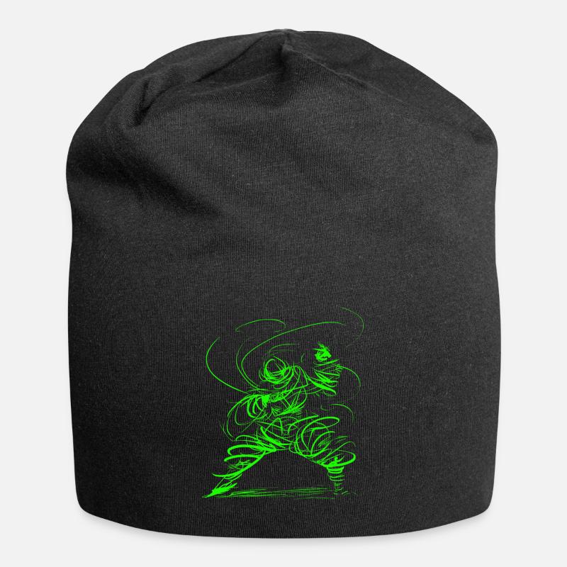 Kung Fu Sorcier / Assistant de Kung Fu - Bonnet en jersey - noir