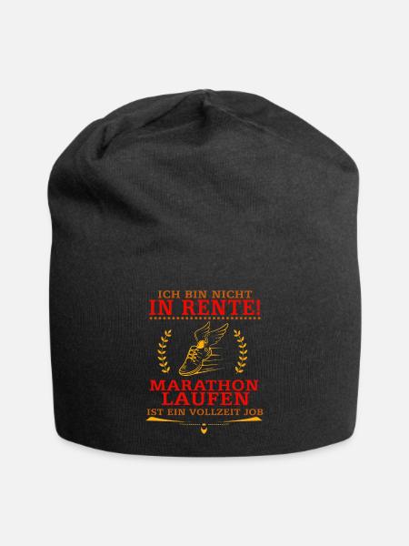 Marathon - Jersey-Beanie - Schwarz