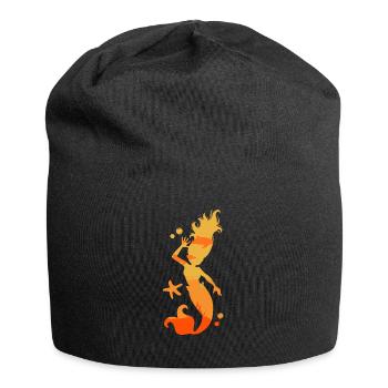 Mermaid mermaid mermaid fairy tale - Jersey Beanie - black - Front