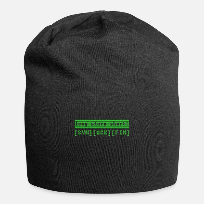 Funny System Administrator Gift - Jersey Beanie - black