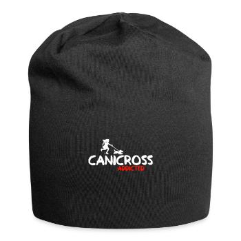Canicross Addicted - Jersey-Beanie - Schwarz - Vorne