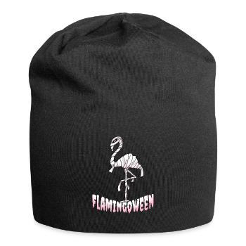 Flamingo Flamingo Halloween Costume Cadeau - Bonnet en jersey - noir - Devant
