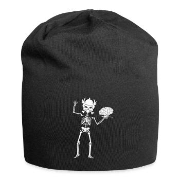 squelette - Bonnet en jersey - noir - Devant