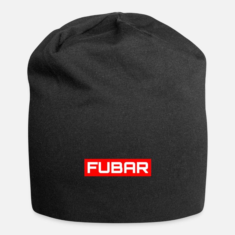Fubar - Jersey Beanie - black