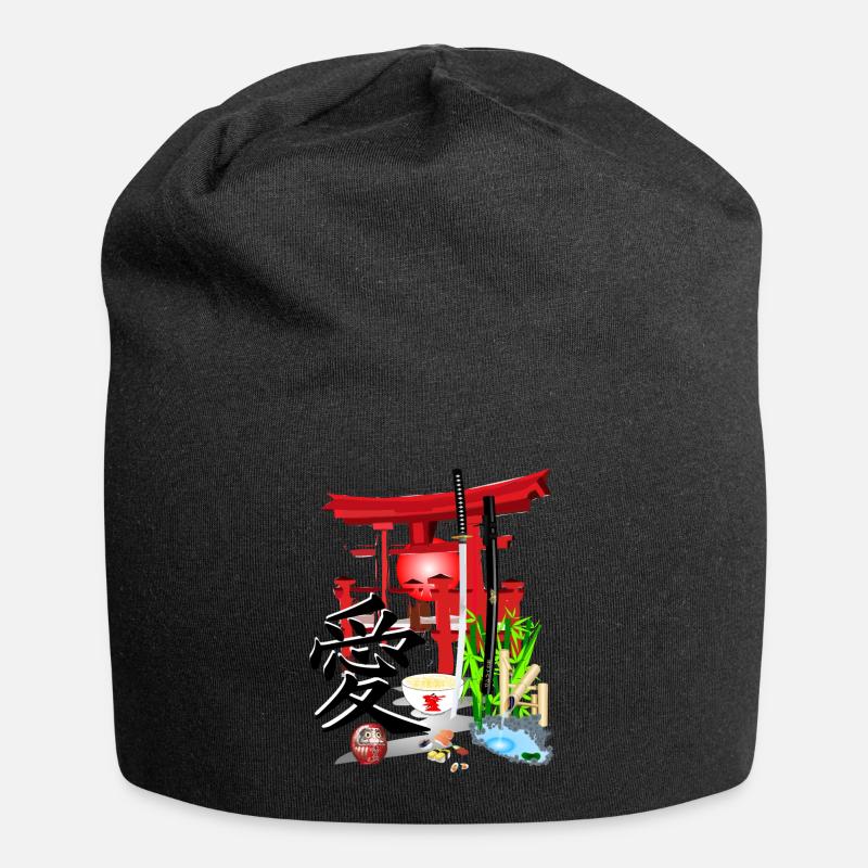 Japan - Jersey Beanie - black