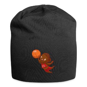 Basketball children's motif children girl gift - Jersey Beanie - black - Front
