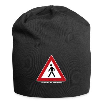 Camino de Santiago - Jersey-Beanie - Schwarz - Vorne