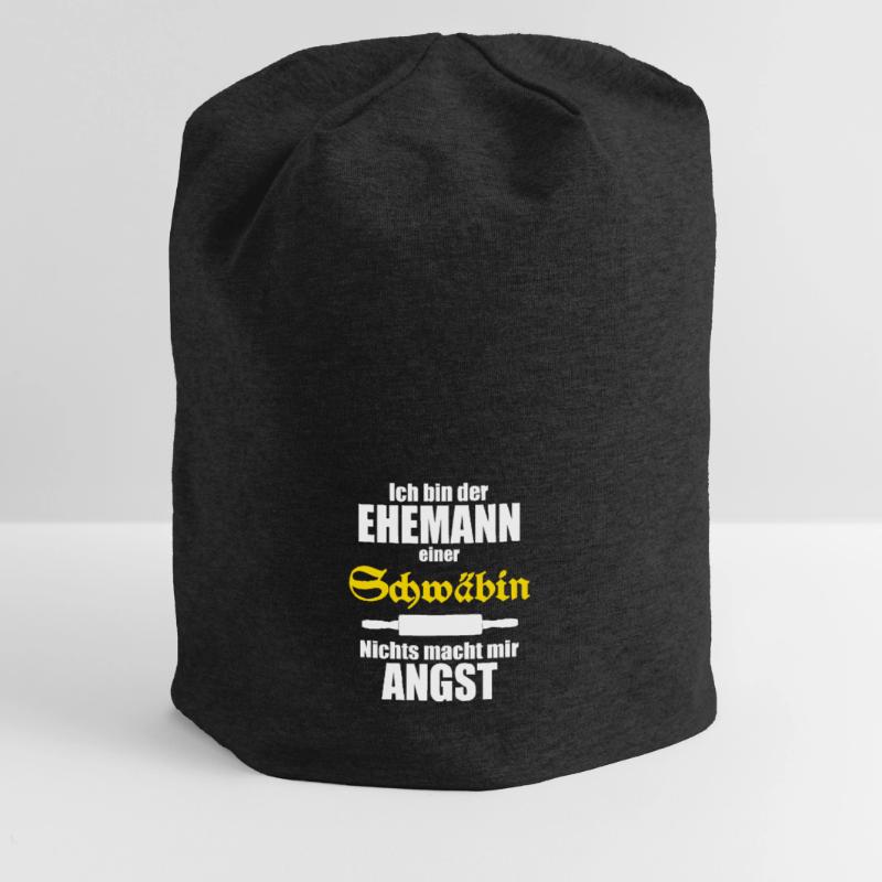 Ich bin der Ehemann einer Schwäbin Jersey-Beanie