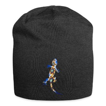 Gecko Fraktal - Bonnet en jersey - charbon - Devant