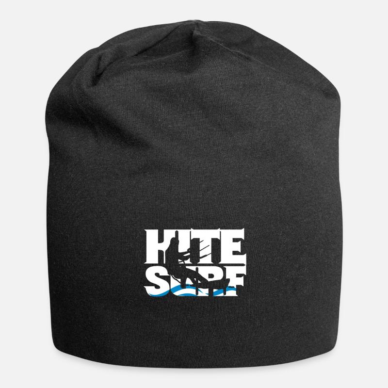 Kiteboard - Jersey-Beanie - Schwarz