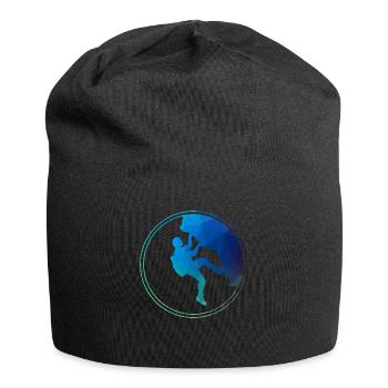 Klettern Kletterer - Jersey-Beanie - Schwarz - Vorne