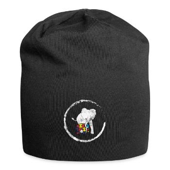 autisme - Bonnet en jersey - noir - Devant