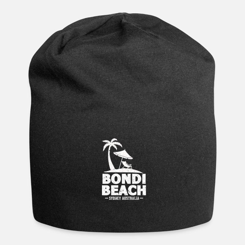 Bondi Beach - Jersey Beanie - black
