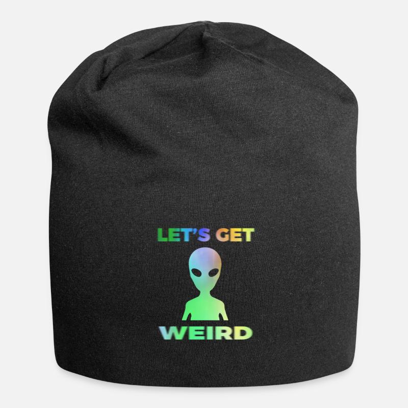 Alien Aliens Ufo cadeau extraterrestre - Bonnet en jersey - noir