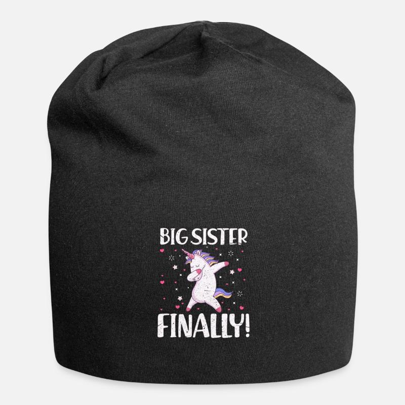Big sister - Jersey Beanie - black