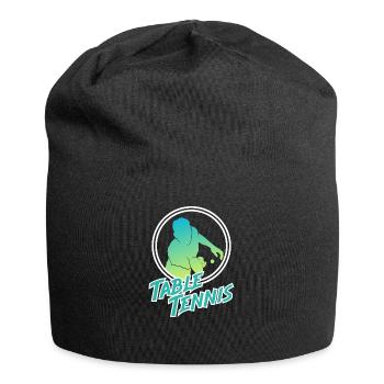 Tischtennis - Jersey-Beanie - Schwarz - Vorne